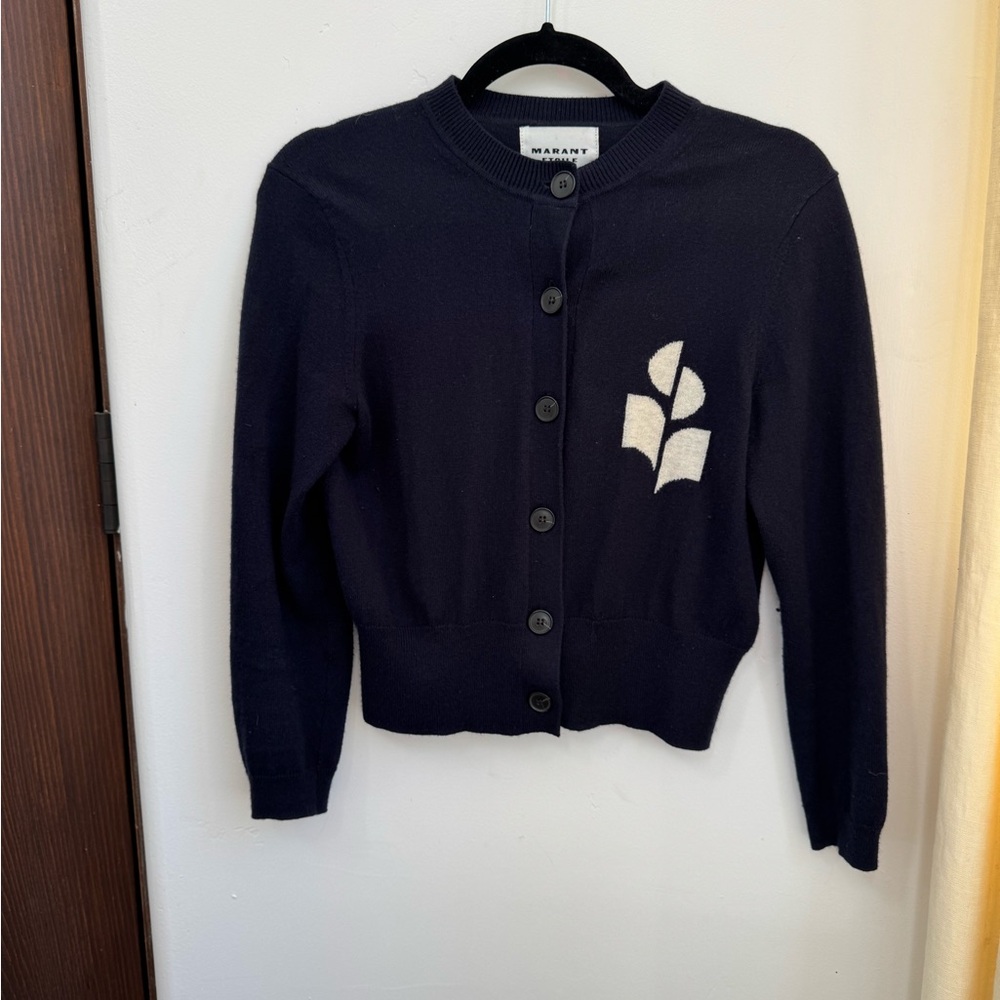 Isabel Marant Black and White Women's Cardigan